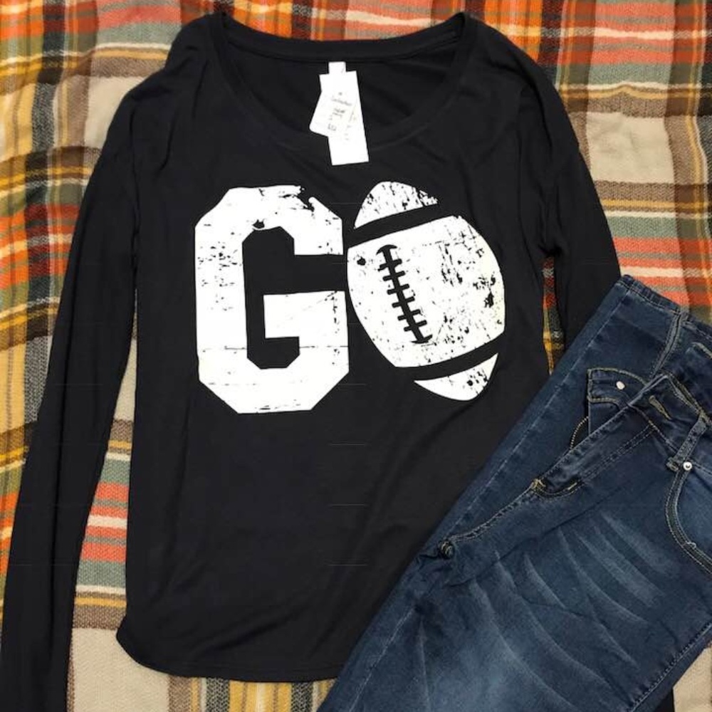 Football Tee (Dark Blue)
